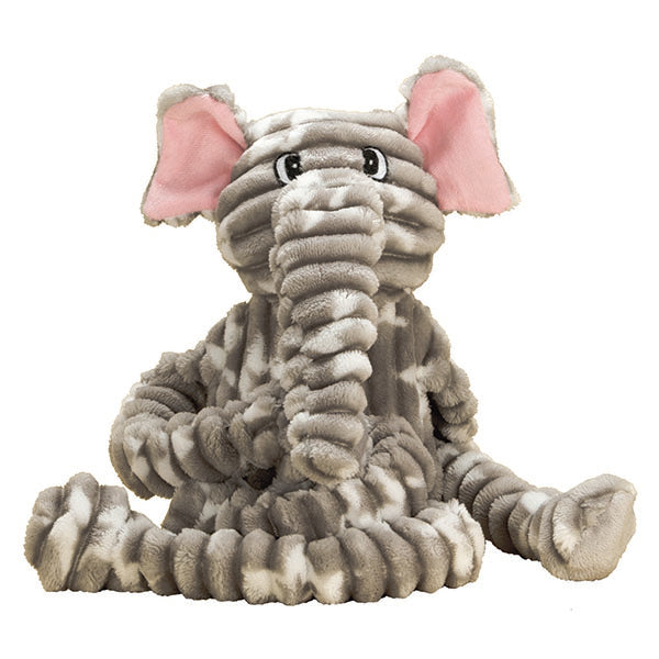 Patchwork Pet Tug Elephant Plush Dog Toy