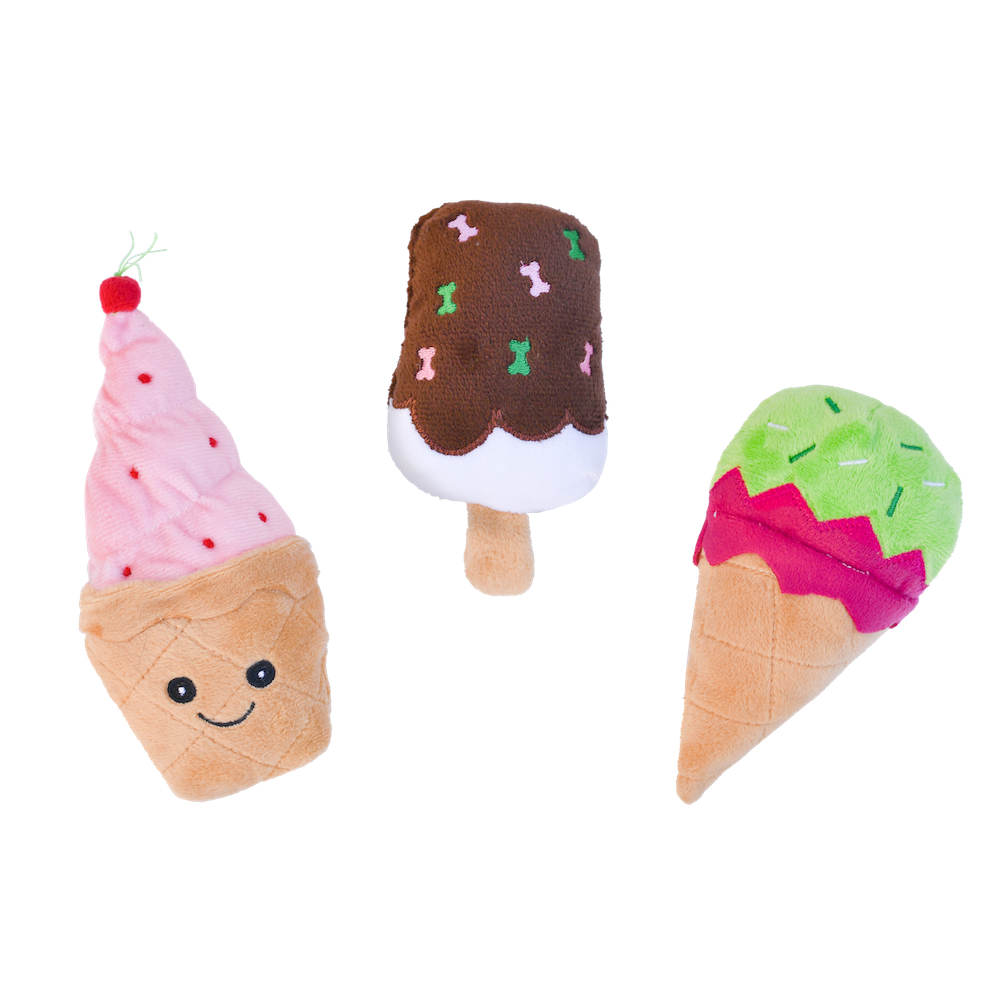 Ice Cream Trio 4"