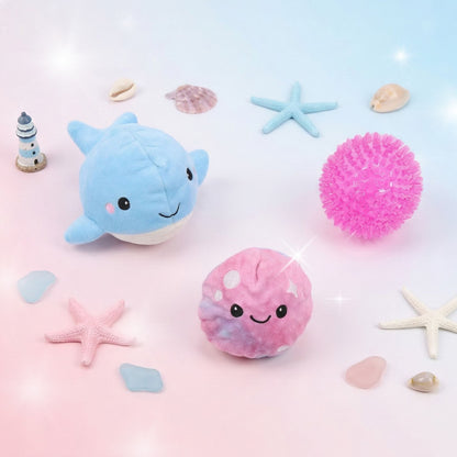 Prickles Whale with Aurora Bubble 5"