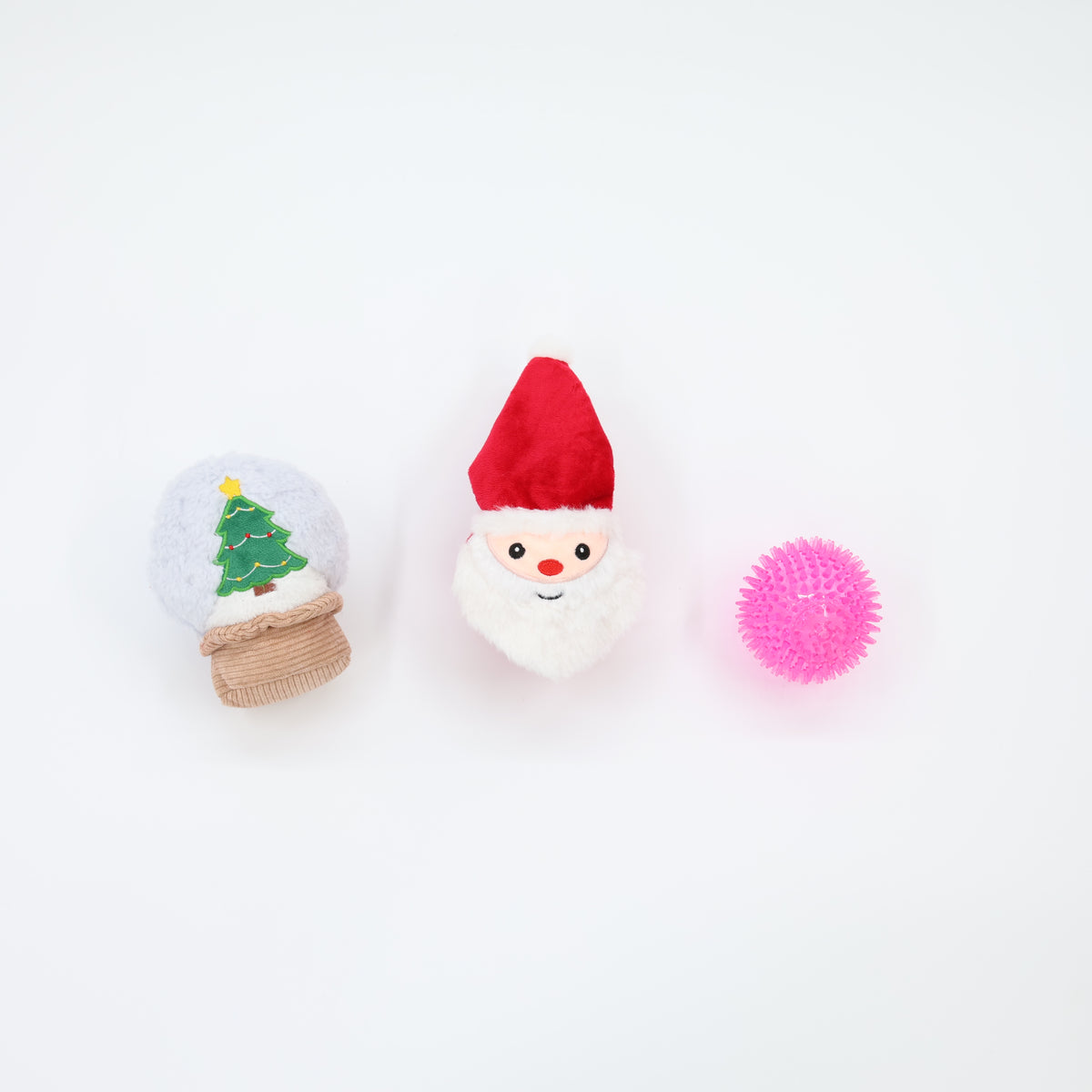 Prickles Snow Globe with Santa 5"