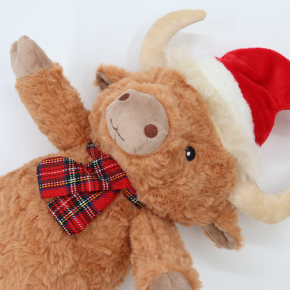 Holiday Highland Cow 15"