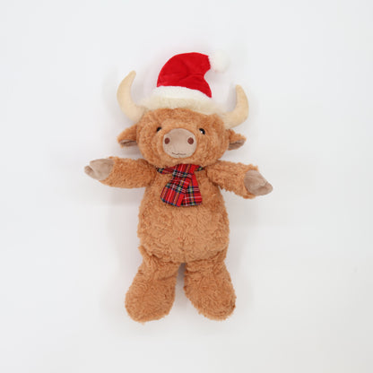 Holiday Highland Cow 15"