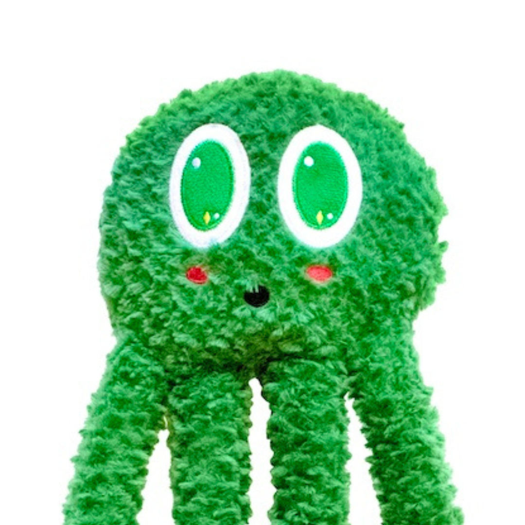 Adorable Green Octopus 24"