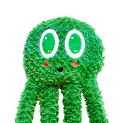 Adorable Green Octopus 24"