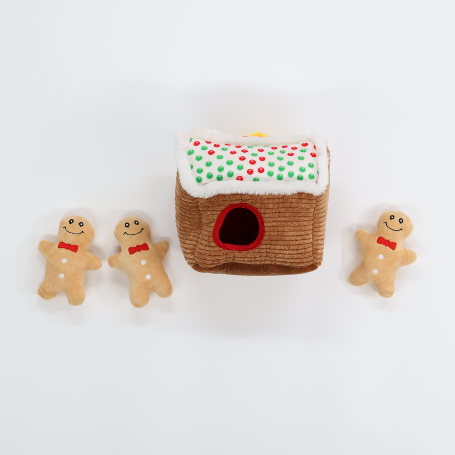 Gingerbread House with Gingerbread Men
