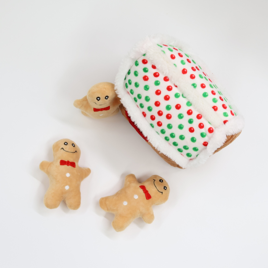 Gingerbread House with Gingerbread Men