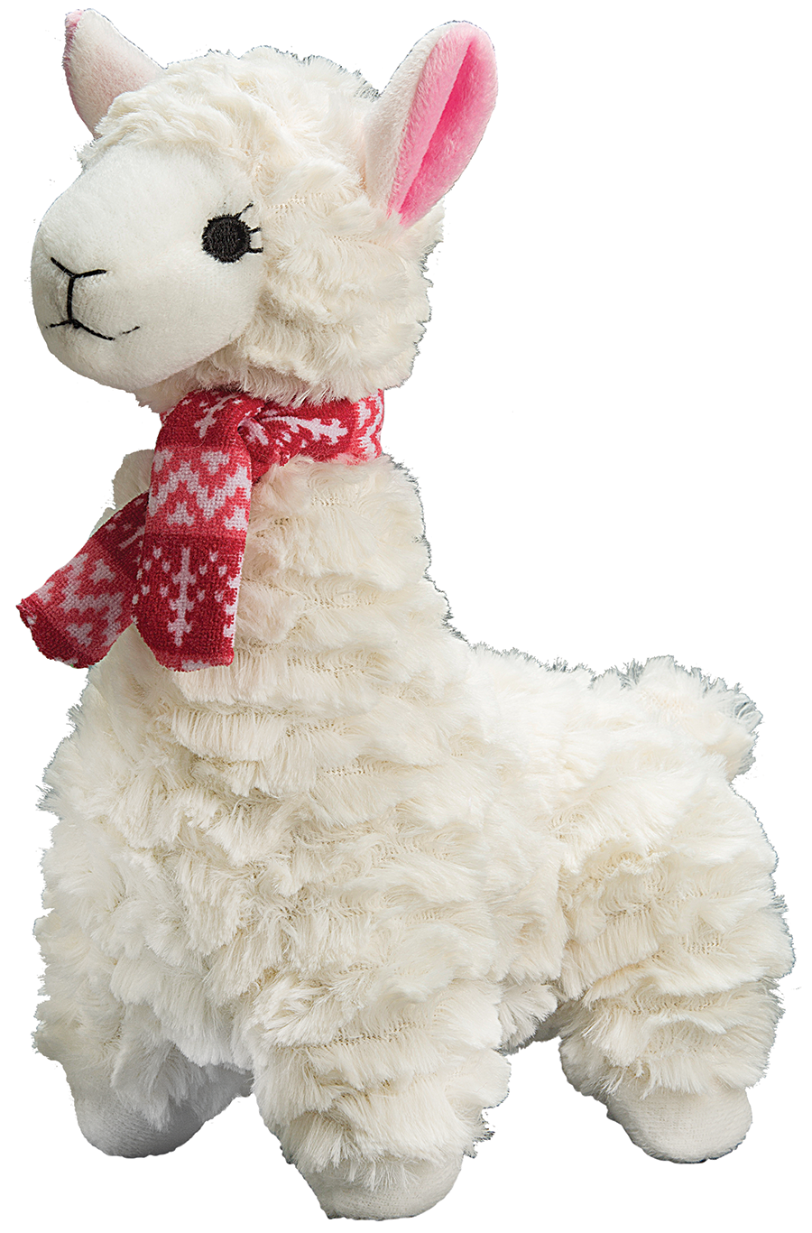 Stuffed llama top dog toy