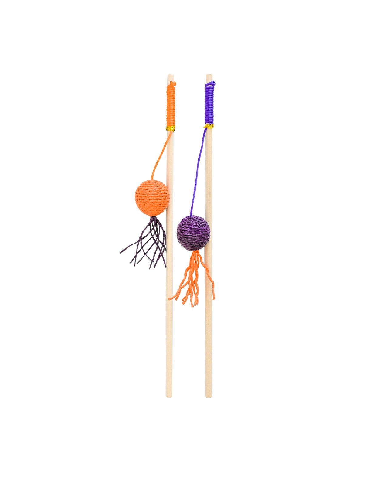 Halloween Cat Wands with Balls