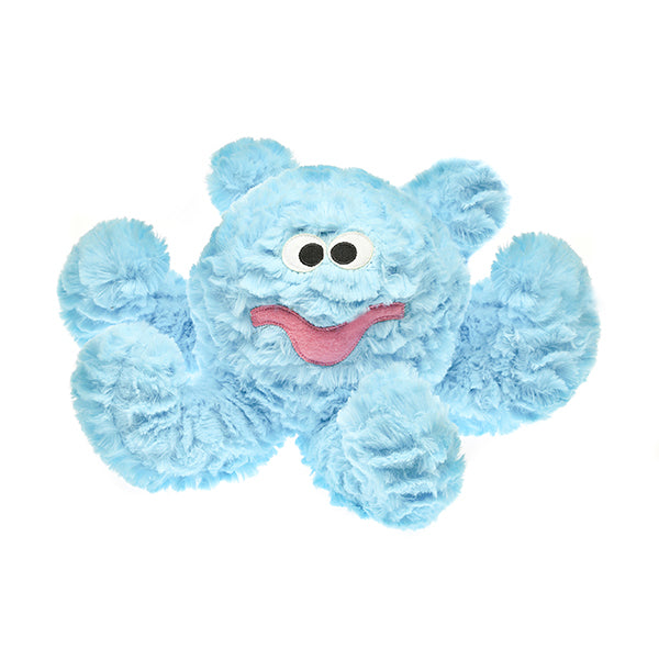 blue octopus plush dog toy by Patchwork Pet