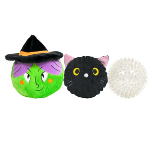 Prickles Witch with Black Cat 5"
