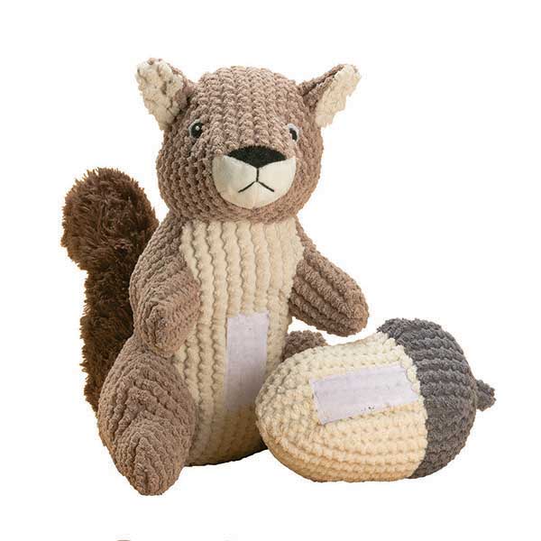 Merle the squirrel interactive dog toys by patchwork pet