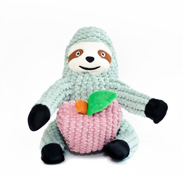 Plush dog toys by patchwork pet Interactive dog toys sydney the sloth patchwork pet dog toy 