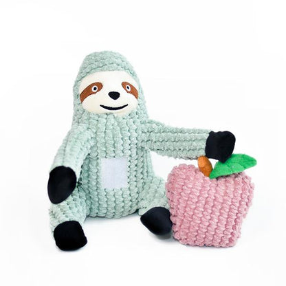 Plush dog toys by patchwork pet Interactive dog toys sydney the sloth 